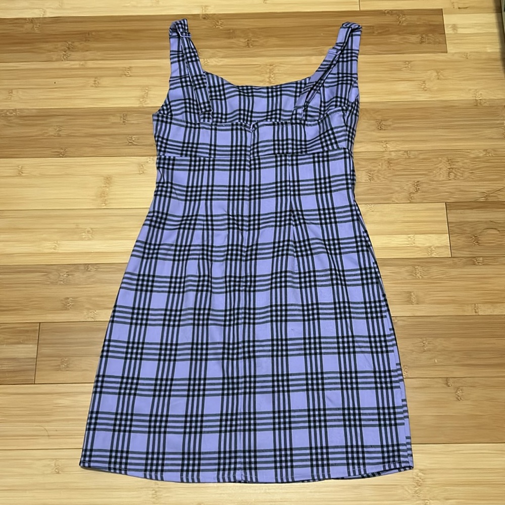 💟 Purple and black dress - Picture 2 of 2